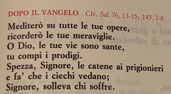 dopo il vangelo IV