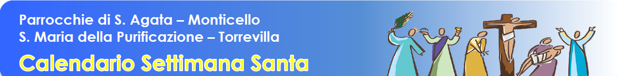 calendario settimana santa